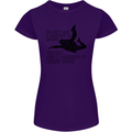 A Parachute to Skydive Twice Skydiver Funny Womens Petite Cut T-Shirt Purple