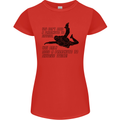 A Parachute to Skydive Twice Skydiver Funny Womens Petite Cut T-Shirt Red
