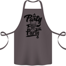 A Party Without Beer Alcohol Funny Beer Gin Cotton Apron 100% Organic Dark Grey