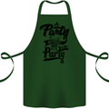 A Party Without Beer Alcohol Funny Beer Gin Cotton Apron 100% Organic Forest Green