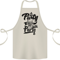 A Party Without Beer Alcohol Funny Beer Gin Cotton Apron 100% Organic Natural