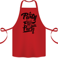 A Party Without Beer Alcohol Funny Beer Gin Cotton Apron 100% Organic Red
