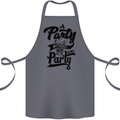 A Party Without Beer Alcohol Funny Beer Gin Cotton Apron 100% Organic Steel