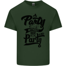 A Party Without Beer Alcohol Funny Beer Gin Mens Cotton T-Shirt Tee Top Forest Green