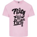 A Party Without Beer Alcohol Funny Beer Gin Mens Cotton T-Shirt Tee Top Light Pink
