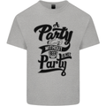 A Party Without Beer Alcohol Funny Beer Gin Mens Cotton T-Shirt Tee Top Sports Grey