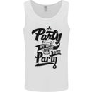 A Party Without Beer Alcohol Funny Beer Gin Mens Vest Tank Top White