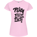 A Party Without Beer Alcohol Funny Beer Gin Womens Petite Cut T-Shirt Light Pink