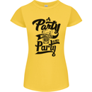 A Party Without Beer Alcohol Funny Beer Gin Womens Petite Cut T-Shirt Yellow