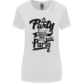 A Party Without Beer Alcohol Funny Beer Gin Womens Wider Cut T-Shirt White