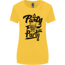 A Party Without Beer Alcohol Funny Beer Gin Womens Wider Cut T-Shirt Yellow