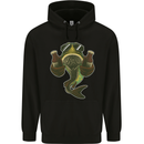 A Pike Fish With Beer Fishing Fisherman Childrens Kids Hoodie Black