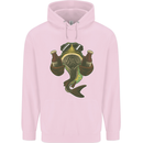 A Pike Fish With Beer Fishing Fisherman Childrens Kids Hoodie Light Pink