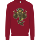 A Pike Fish With Beer Fishing Fisherman Kids Sweatshirt Jumper Red