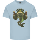 A Pike Fish With Beer Fishing Fisherman Kids T-Shirt Childrens Light Blue