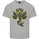 A Pike Fish With Beer Fishing Fisherman Kids T-Shirt Childrens Sports Grey