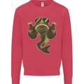 A Pike Fish With Beer Fishing Fisherman Mens Sweatshirt Jumper Heliconia
