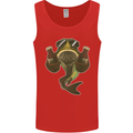 A Pike Fish With Beer Fishing Fisherman Mens Vest Tank Top Red