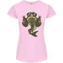 A Pike Fish With Beer Fishing Fisherman Womens Petite Cut T-Shirt Light Pink