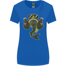 A Pike Fish With Beer Fishing Fisherman Womens Wider Cut T-Shirt Royal Blue