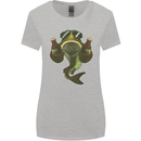 A Pike Fish With Beer Fishing Fisherman Womens Wider Cut T-Shirt Sports Grey