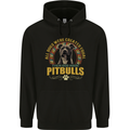 A Pitbull Dog Childrens Kids Hoodie Black