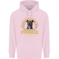 A Pitbull Dog Childrens Kids Hoodie Light Pink