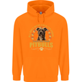 A Pitbull Dog Childrens Kids Hoodie Orange