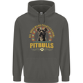 A Pitbull Dog Childrens Kids Hoodie Storm Grey