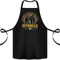 A Pitbull Dog Cotton Apron 100% Organic Black