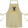 A Pitbull Dog Cotton Apron 100% Organic Khaki