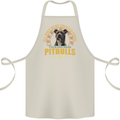 A Pitbull Dog Cotton Apron 100% Organic Natural