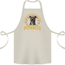 A Pitbull Dog Cotton Apron 100% Organic Natural