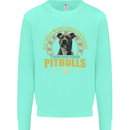 A Pitbull Dog Kids Sweatshirt Jumper Peppermint