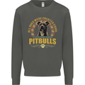 A Pitbull Dog Kids Sweatshirt Jumper Storm Grey