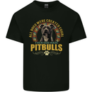 A Pitbull Dog Kids T-Shirt Childrens Black