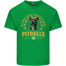 A Pitbull Dog Kids T-Shirt Childrens Irish Green