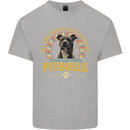 A Pitbull Dog Kids T-Shirt Childrens Sports Grey