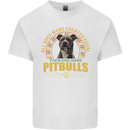 A Pitbull Dog Kids T-Shirt Childrens White