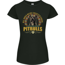 A Pitbull Dog Womens Petite Cut T-Shirt Black