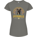 A Pitbull Dog Womens Petite Cut T-Shirt Charcoal