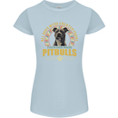 A Pitbull Dog Womens Petite Cut T-Shirt Light Blue