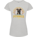 A Pitbull Dog Womens Petite Cut T-Shirt Sports Grey