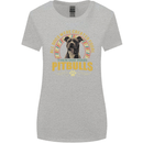 A Pitbull Dog Womens Wider Cut T-Shirt Sports Grey
