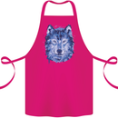 A Polygon Wolf Cotton Apron 100% Organic Pink