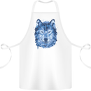 A Polygon Wolf Cotton Apron 100% Organic White