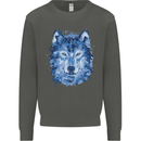 A Polygon Wolf Kids Sweatshirt Jumper Storm Grey