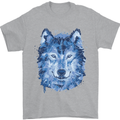 A Polygon Wolf Mens T-Shirt 100% Cotton Sports Grey