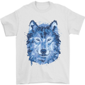 A Polygon Wolf Mens T-Shirt 100% Cotton White