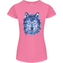 A Polygon Wolf Womens Petite Cut T-Shirt Azalea